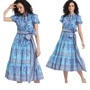 Celina Moon Gabi Bohemian Midi Dress